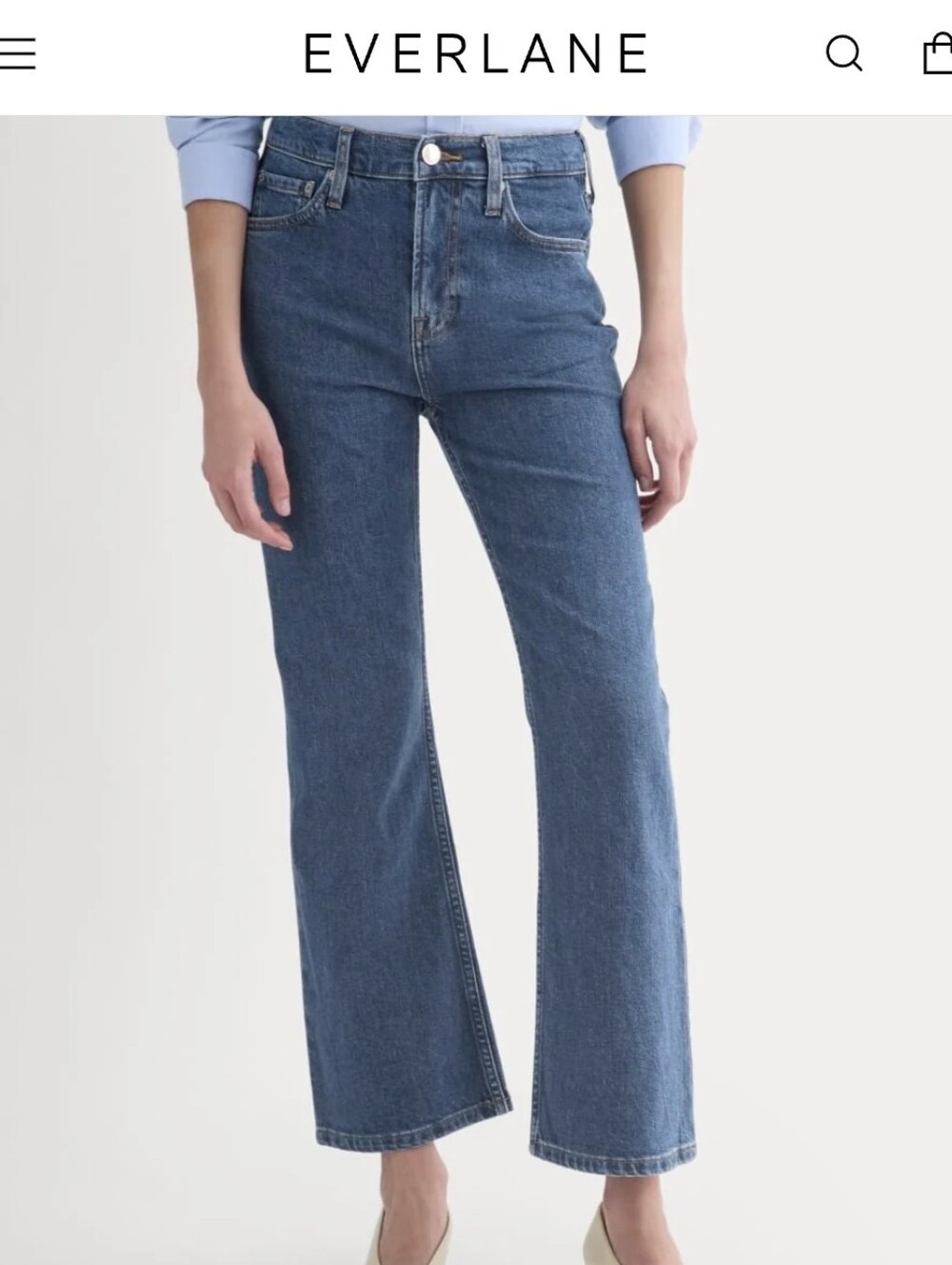 Everlane The Kick Crop Jean Sz.27